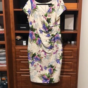 Beautiful floral Adrianna papell cocktail dress